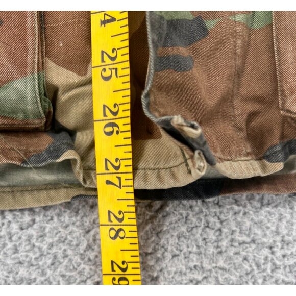 VTG Men's US Army Military Combat Coat Hot Weather Woodland Camo Jacket - Picture 9 of 12